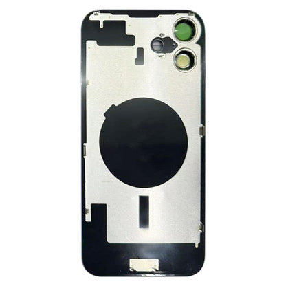 For iPhone 16 Battery Back Cover with Camera Lens Cover(Cyan) - Back Cover by buy2fix | Online Shopping UK | buy2fix