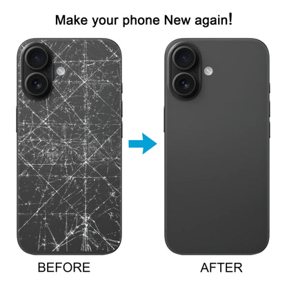 For iPhone 16 Battery Back Cover with Camera Lens Cover(Cyan) - Back Cover by buy2fix | Online Shopping UK | buy2fix