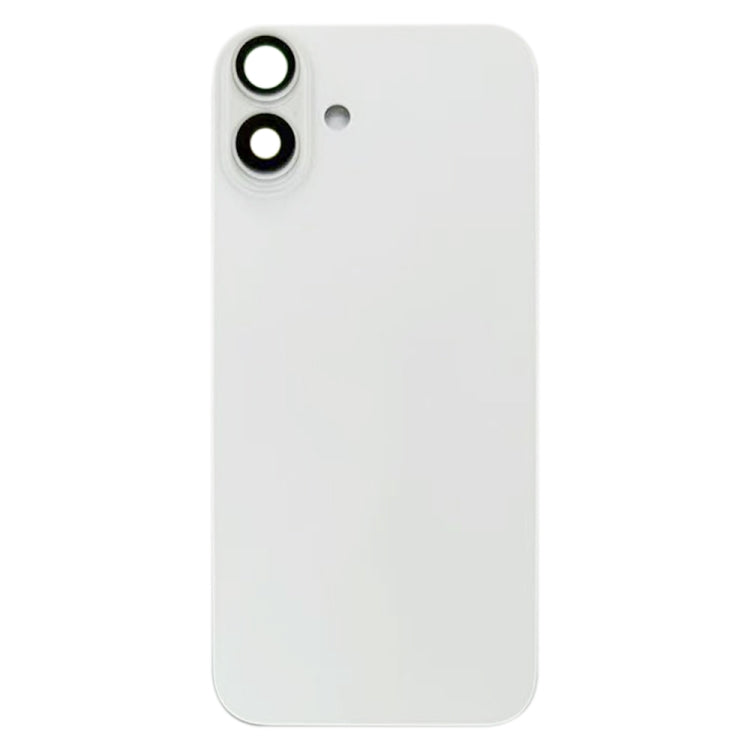 For iPhone 16 Plus Battery Back Cover with Camera Lens Cover(White) by buy2fix