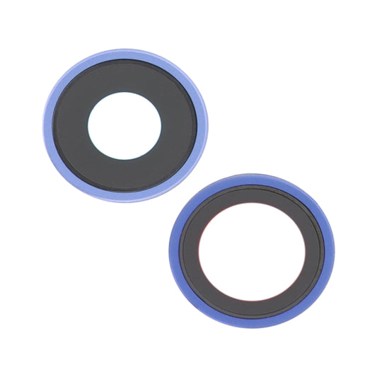 For iPhone 16 / 16 Plus Rear Camera Lens Cover (Blue) - Camera Series by buy2fix | Online Shopping UK | buy2fix