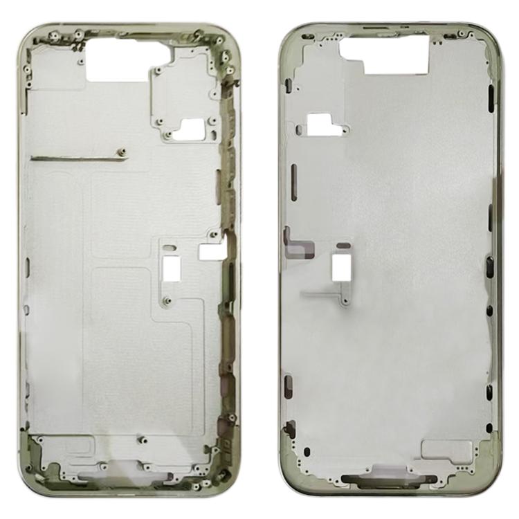 For iPhone 16 Pro Max Middle Frame Bezel Plate (White) -  by buy2fix | Online Shopping UK | buy2fix
