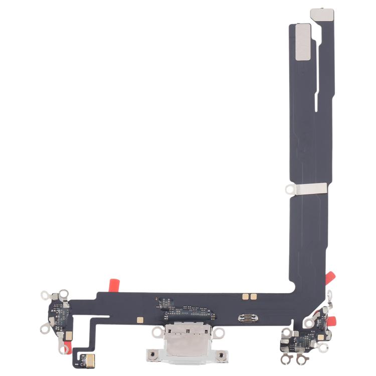 For iPhone 16 Plus Charging Port Flex Cable (White) - Flex Cable by buy2fix | Online Shopping UK | buy2fix
