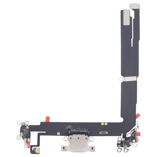 For iPhone 16 Plus Charging Port Flex Cable (White) - Flex Cable by buy2fix | Online Shopping UK | buy2fix