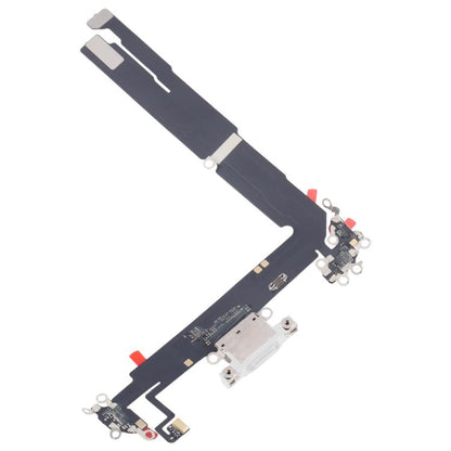 For iPhone 16 Plus Charging Port Flex Cable (White) - Flex Cable by buy2fix | Online Shopping UK | buy2fix