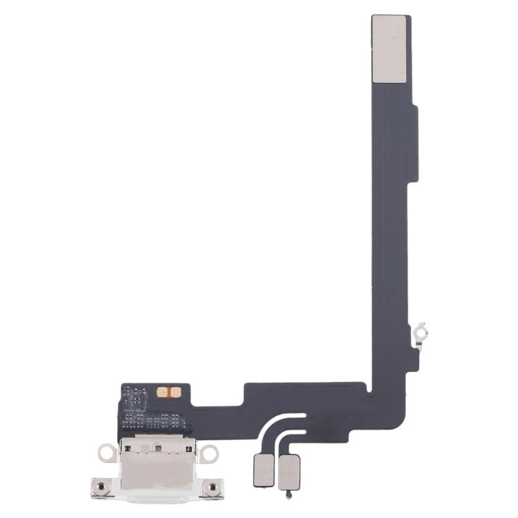 For iPhone 16 Pro Max Charging Port Flex Cable (White) - Flex Cable by buy2fix | Online Shopping UK | buy2fix