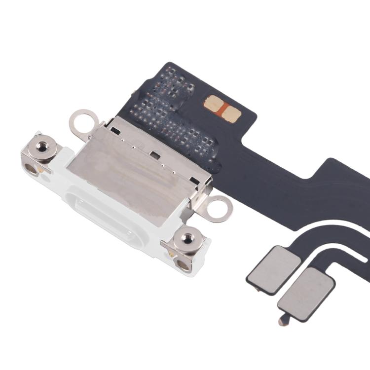For iPhone 16 Pro Max Charging Port Flex Cable (White) - Flex Cable by buy2fix | Online Shopping UK | buy2fix