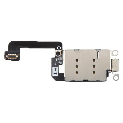 For iPhone 16 Plus Single SIM Card Holder Socket with Flex Cable - Flex Cable by buy2fix | Online Shopping UK | buy2fix
