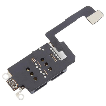 For iPhone 16 Single SIM Card Holder Socket with Flex Cable - Flex Cable by buy2fix | Online Shopping UK | buy2fix