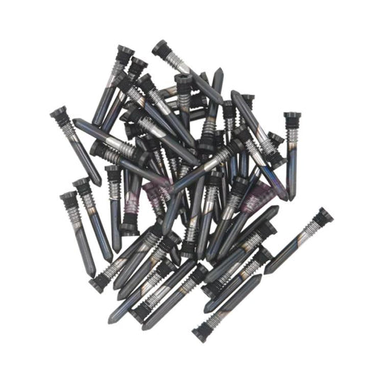 For iPhone 16 Plus / 16 100pcs Charging Port Screws(Black)