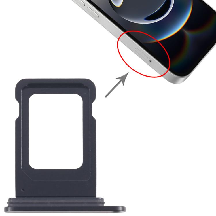 For iPhone 16e SIM Card Tray (Black) -  by buy2fix | Online Shopping UK | buy2fix