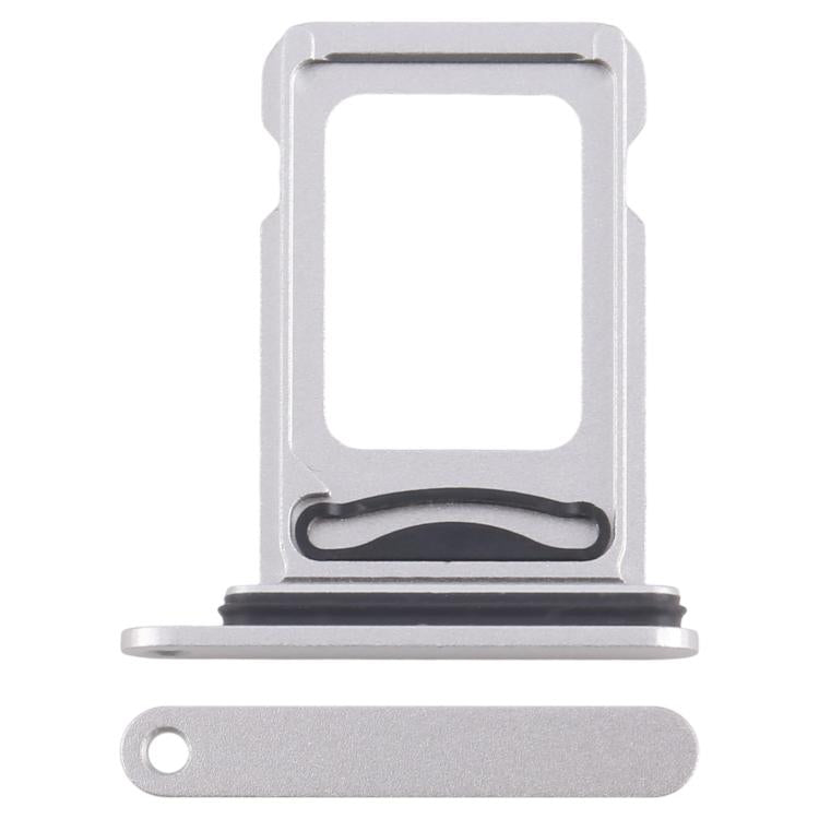 For iPhone 16e SIM + SIM Card Tray (Silver) -  by buy2fix | Online Shopping UK | buy2fix