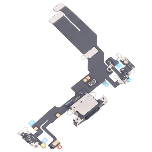 For iPhone 16e Charging Port Flex Cable (Black) -  by buy2fix | Online Shopping UK | buy2fix