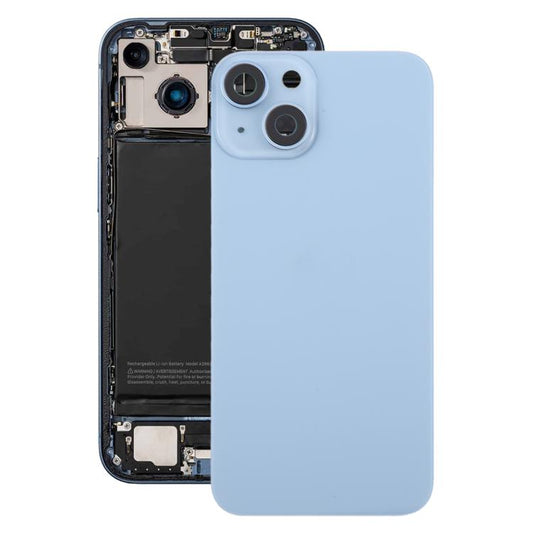 For iPhone 14 China Version Battery Back Cover with Middle Frame(Blue) - Back Cover by buy2fix | Online Shopping UK | buy2fix