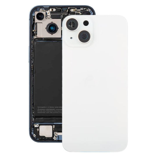 For iPhone 14 EU Version Battery Back Cover with Middle Frame(White)