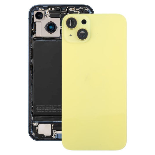 For iPhone 14 Plus China Version Battery Back Cover with Middle Frame(Yellow) - Back Cover by buy2fix | Online Shopping UK | buy2fix