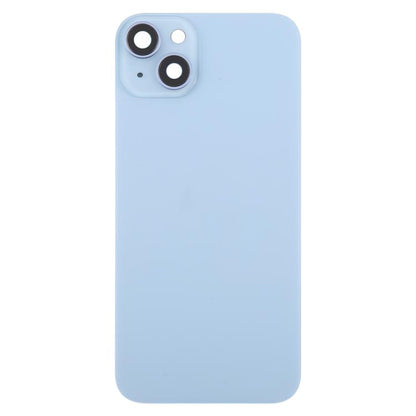 For iPhone 14 Plus EU Version Battery Back Cover with Middle Frame(Blue) - Back Cover by buy2fix | Online Shopping UK | buy2fix