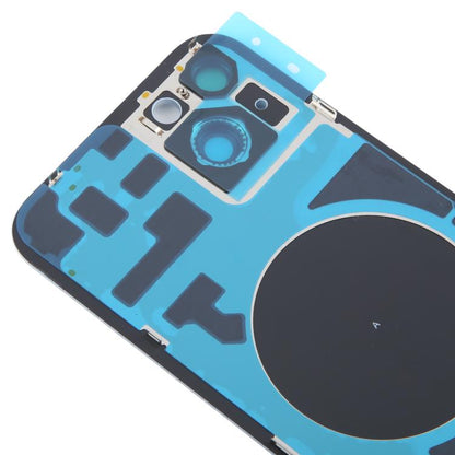 For iPhone 14 Plus EU Version Battery Back Cover with Middle Frame(Blue) - Back Cover by buy2fix | Online Shopping UK | buy2fix