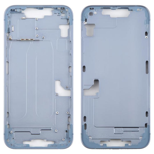 For iPhone 14 Plus Middle Frame Bezel Plate (Blue)