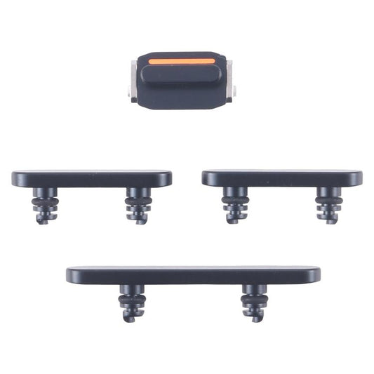 For iPhone 16e Power Button and Volume Control Button (Black) -  by buy2fix | Online Shopping UK | buy2fix