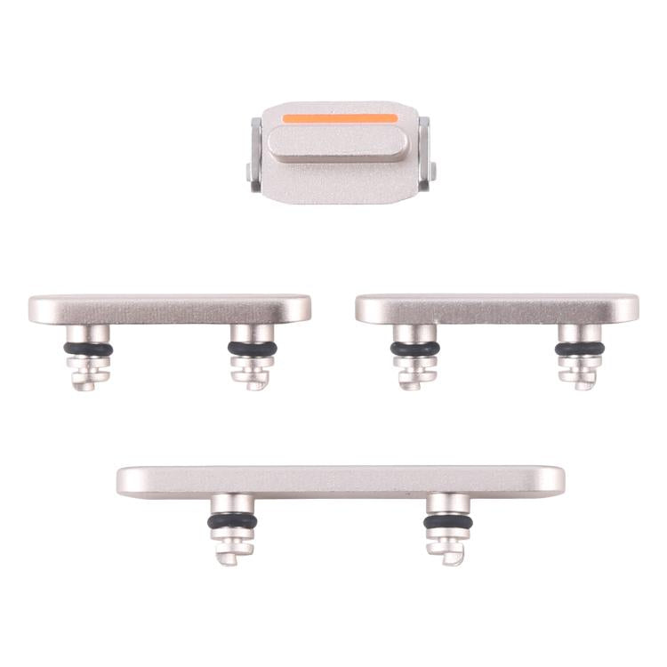 For iPhone 16e Power Button and Volume Control Button (Silver) -  by buy2fix | Online Shopping UK | buy2fix