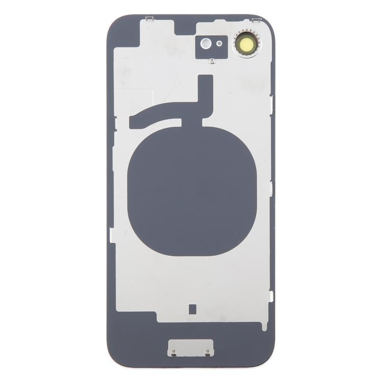 For iPhone 16e Glass Battery Back Cover with Camera Lens Cover(White) -  by buy2fix | Online Shopping UK | buy2fix