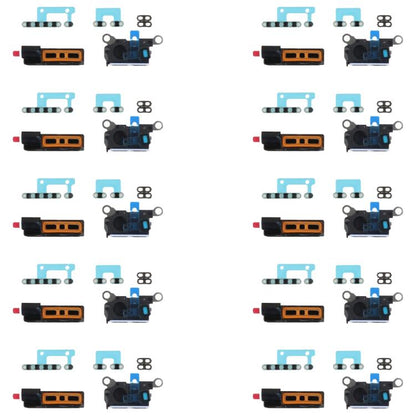 For iPhone 16 Pro Max 10pcs 6 in 1 Speaker Dustproof Mesh Set (Gold) - Others by buy2fix | Online Shopping UK | buy2fix