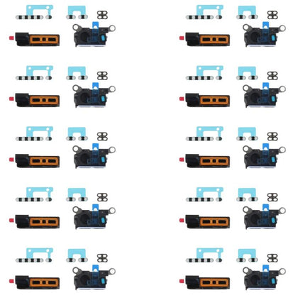 For iPhone 16 Pro Max 10pcs 6 in 1 Speaker Dustproof Mesh Set (White) - Others by buy2fix | Online Shopping UK | buy2fix