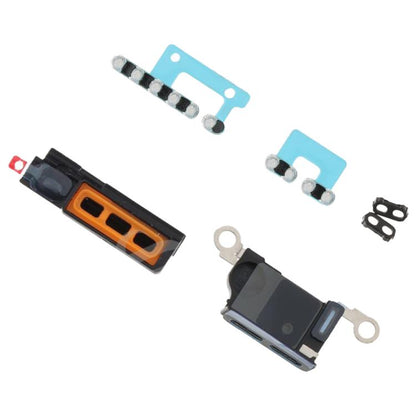 For iPhone 16 Pro Max 10pcs 6 in 1 Speaker Dustproof Mesh Set (White) - Others by buy2fix | Online Shopping UK | buy2fix