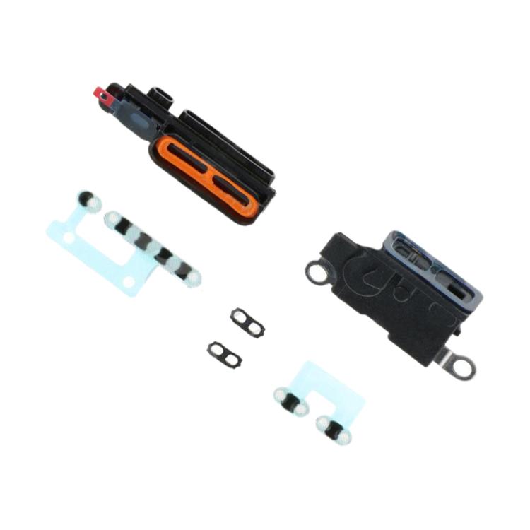 For iPhone 16 Plus 6 in 1 Speaker DustPlusof Mesh Set (White) - Others by buy2fix | Online Shopping UK | buy2fix