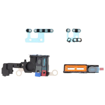 For iPhone 16 6 in 1 Speaker DustPlusof Mesh Set (Black) - Others by buy2fix | Online Shopping UK | buy2fix