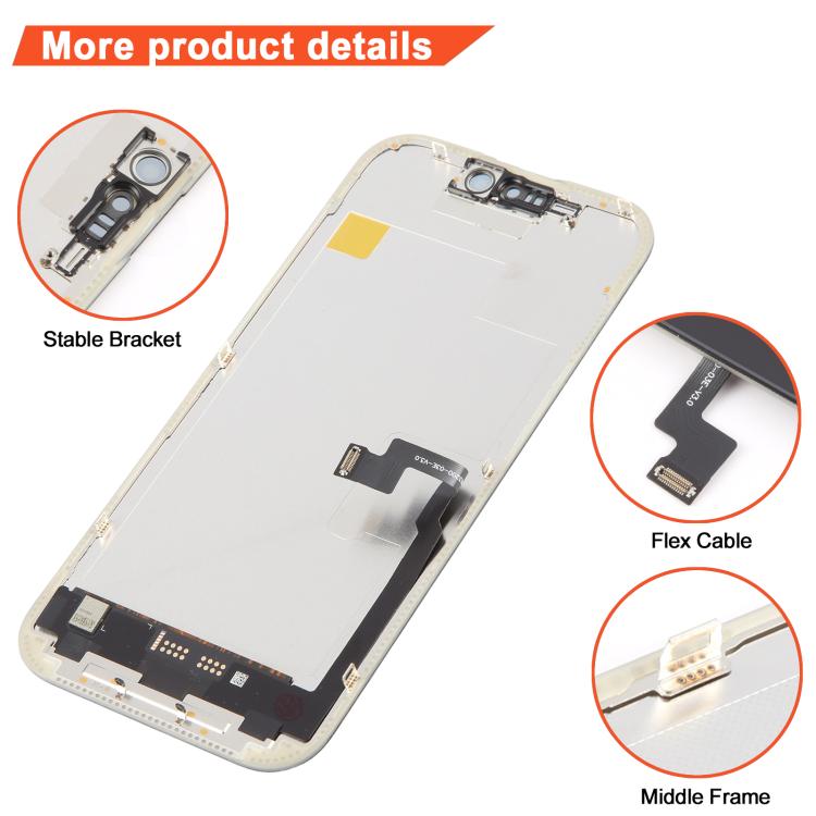 For iPhone 16 Pro DD Hard OLED Screen, Remove IC Need Professional Repair - LCD Related Parts by buy2fix | Online Shopping UK | buy2fix