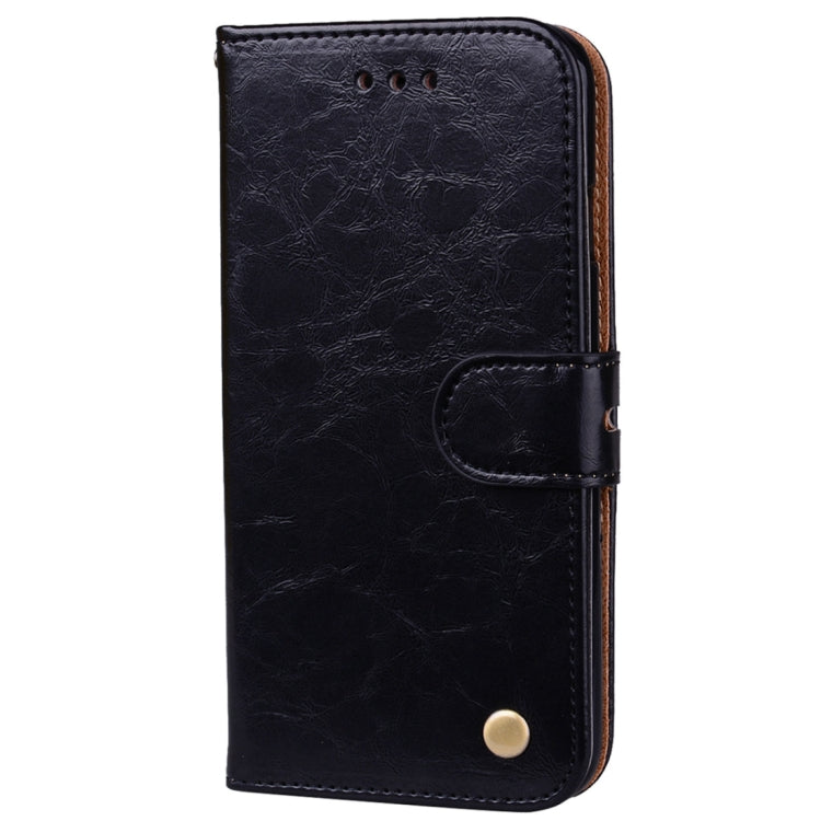For iPhone 6 Plus & 6s Plus Business Style Oil Wax Texture Horizontal Flip Leather Case with Holder & Card Slots & Wallet (Black) by buy2fix