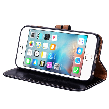 For iPhone 6 Plus & 6s Plus Business Style Oil Wax Texture Horizontal Flip Leather Case with Holder & Card Slots & Wallet (Black) by buy2fix