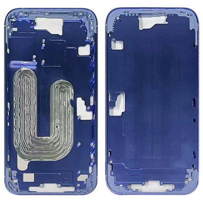 For iPhone 16 Middle Frame Bezel Plate (Blue) - LCD Related Parts by buy2fix | Online Shopping UK | buy2fix