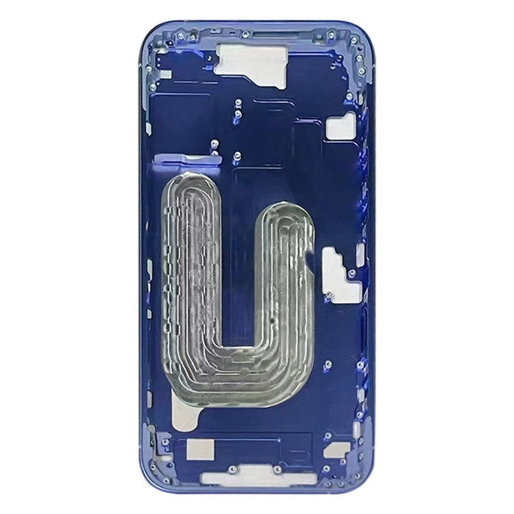 For iPhone 16 Middle Frame Bezel Plate (Blue) - LCD Related Parts by buy2fix | Online Shopping UK | buy2fix