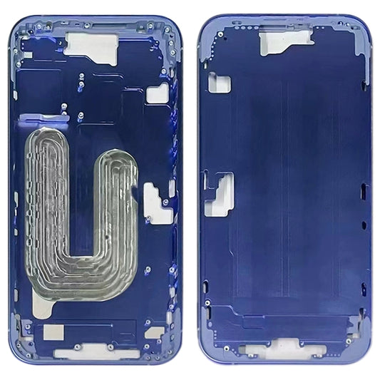 For iPhone 16 Plus Middle Frame Bezel Plate (Blue) by buy2fix