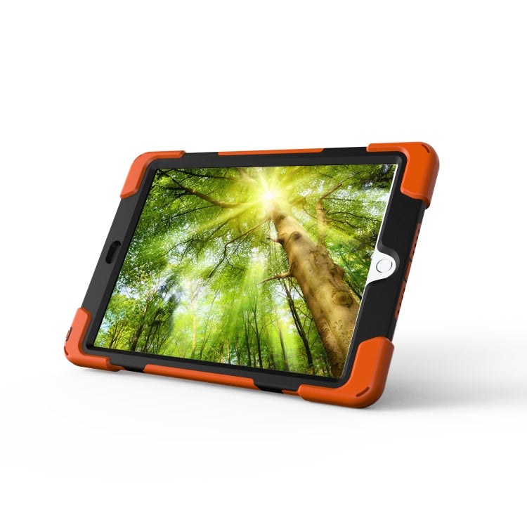 For iPad 9.7 inch (2017) 360 Degree Rotation PC + Silicone Protective Case with Holder & Hand-strap(Orange) - iPad 9.7 (2018) & (2017) Cases by buy2fix | Online Shopping UK | buy2fix