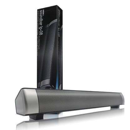 Soundbar LP-08 (CE0150) USB MP3 Player 2.1CH Bluetooth Wireless Sound Bar Speaker (Black) - Desktop Speaker by buy2fix | Online Shopping UK | buy2fix