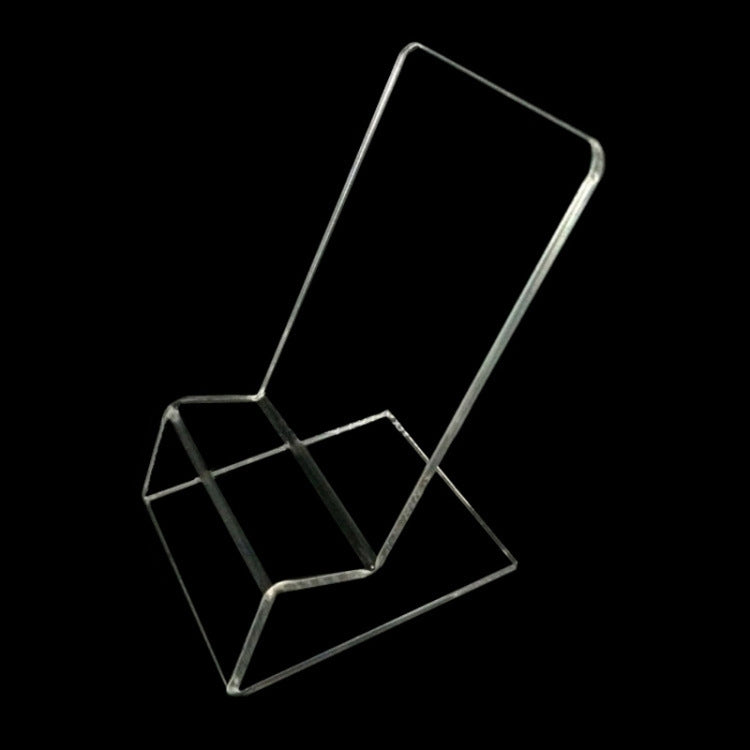 Acrylic Mobile Phone Display Stand Holder, For iPhone, Samsung, Huawei, Xiaomi other Smartphones (Transparent) - Desktop Holder by buy2fix | Online Shopping UK | buy2fix