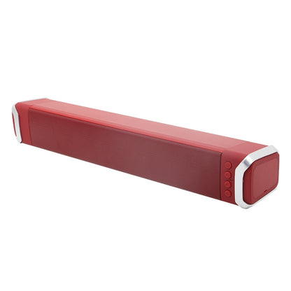 NewRixing NR-2017 Portable Bluetooth Speaker, Support Hands-free Call / TF Card / FM / U Disk (Red) - Desktop Speaker by NewRixing | Online Shopping UK | buy2fix