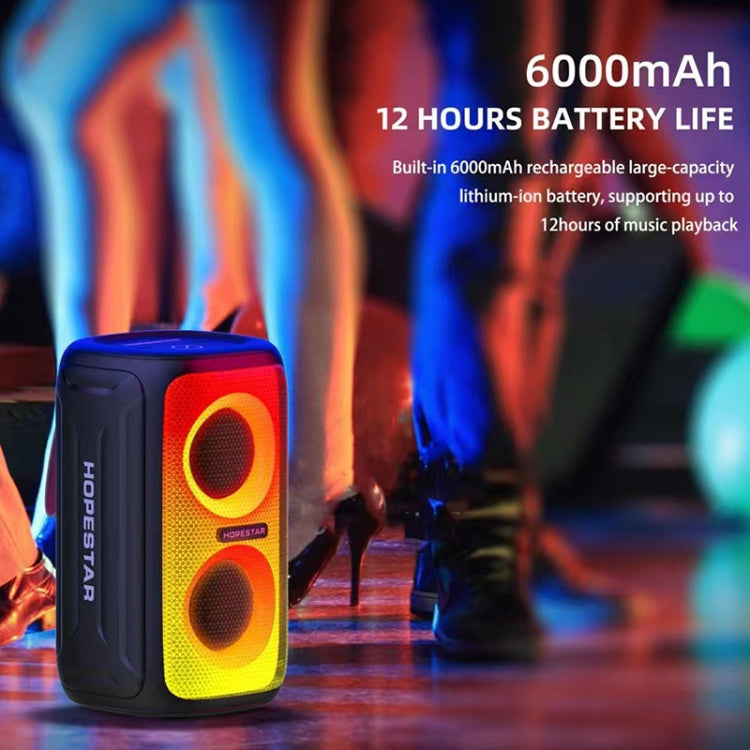 HOPESTAR Party 110 Mini Colorful Lights Wireless Bluetooth Speaker (Blue) - Desktop Speaker by HOPESTAR | Online Shopping UK | buy2fix
