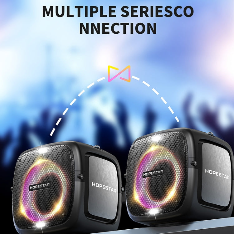 HOPESTAR Party One RGB Lighting Wireless Bluetooth Speaker (Black) - Desktop Speaker by HOPESTAR | Online Shopping UK | buy2fix