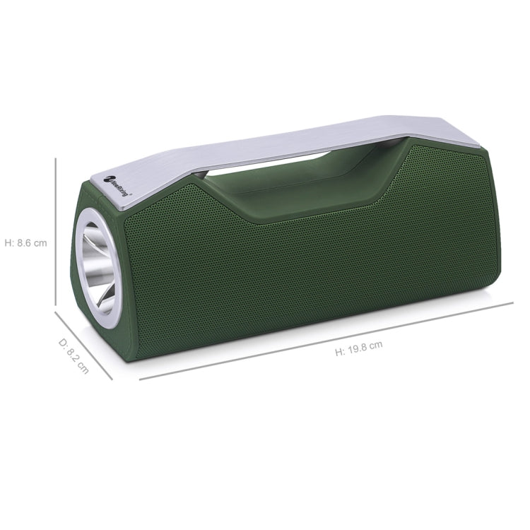 NewRixing NR-2028 Portable Lighting Wireless Bluetooth Stereo Speaker Support TWS Function Speaker (Grey) - Desktop Speaker by NewRixing | Online Shopping UK | buy2fix