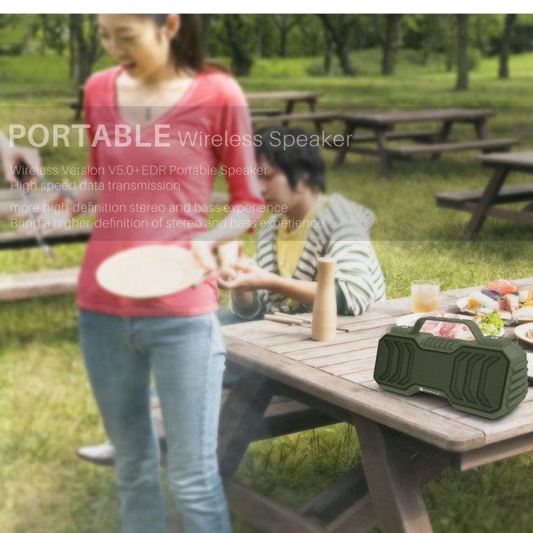 NewRixing NR-2029 Portable Wireless Bluetooth Stereo Speaker Support TWS Function Speaker(Black) - Desktop Speaker by NewRixing | Online Shopping UK | buy2fix
