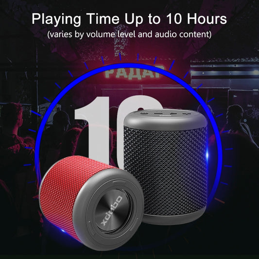 XDOBO Draco Mini IPX6 Waterproof Portable TWS Wireless Bluetooth Speaker Subwoofer (Red) - Desktop Speaker by XDOBO | Online Shopping UK | buy2fix