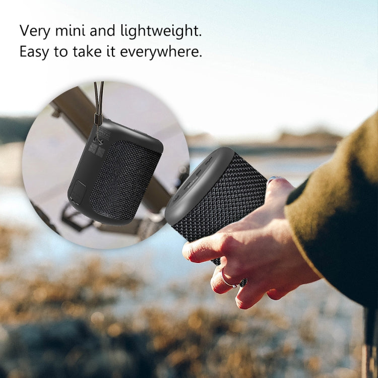XDOBO Draco Mini IPX6 Waterproof Portable TWS Wireless Bluetooth Speaker Subwoofer (Black) - Desktop Speaker by XDOBO | Online Shopping UK | buy2fix