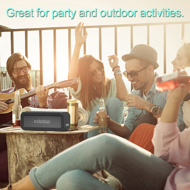 XDOBO Wake 1983 IPX7 Waterproof Portable Outdoor Wireless Bluetooth Speaker (Pink) - Desktop Speaker by XDOBO | Online Shopping UK | buy2fix