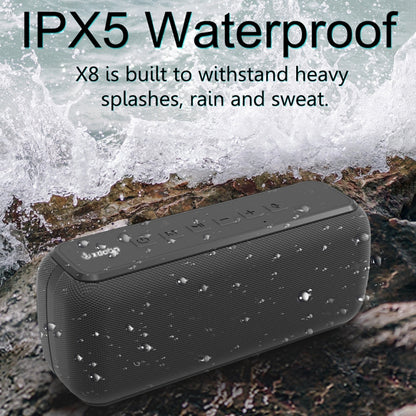 XDOBO X8 60W Wireless Bluetooth Speaker Outdoor Subwoofer Support TWS & TF Card (Black) - Desktop Speaker by XDOBO | Online Shopping UK | buy2fix