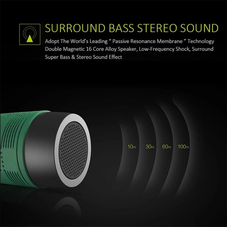 ZEALOT S1 Bluetooth 4.0 Wireless Wired Stereo Speaker Subwoofer Audio Receiver with 4000mAh Battery, Support 32GB Card, For iPhone, Galaxy, Sony, Lenovo, HTC, Huawei, Google, LG, Xiaomi, other Smartphones(Green) - Desktop Speaker by ZEALOT | Online Shopping UK | buy2fix
