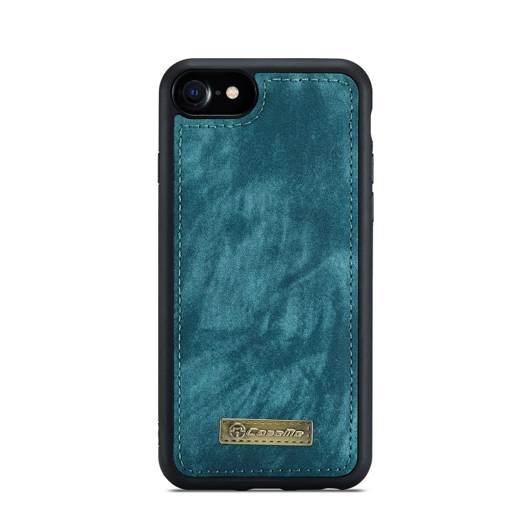 CaseMe for  iPhone 8 & 7  Multifunctional Leather Billfold with Detachable Magnetic PC Back Protective Case & Holder & 10 Card Slots & 3 Cash Slots & 1 Zipper Wallet & 2 Photo Frames & 3 Magnetic Clasps(Blue) - More iPhone Cases by CaseMe | Online Shopping UK | buy2fix